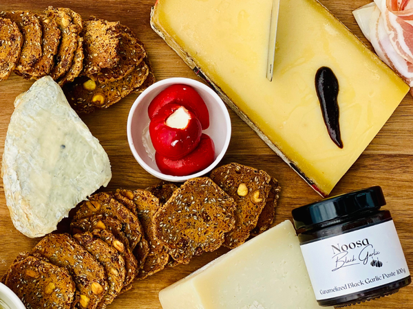 The Ultimate Black Garlic Cheese & Charcuterie Board