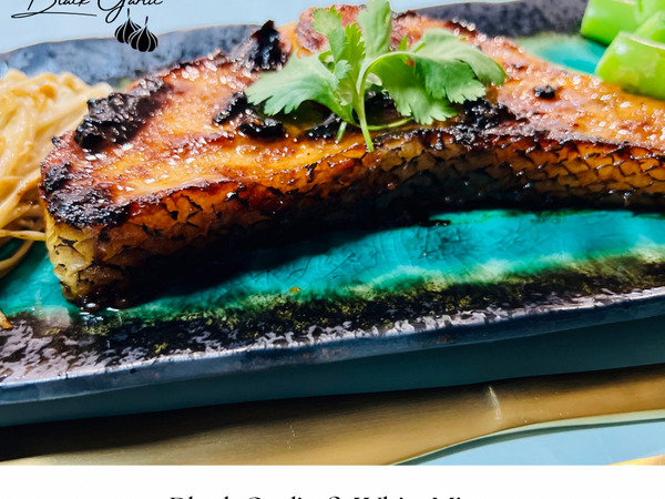 Black Garlic & White Miso Patagonian Toothfish