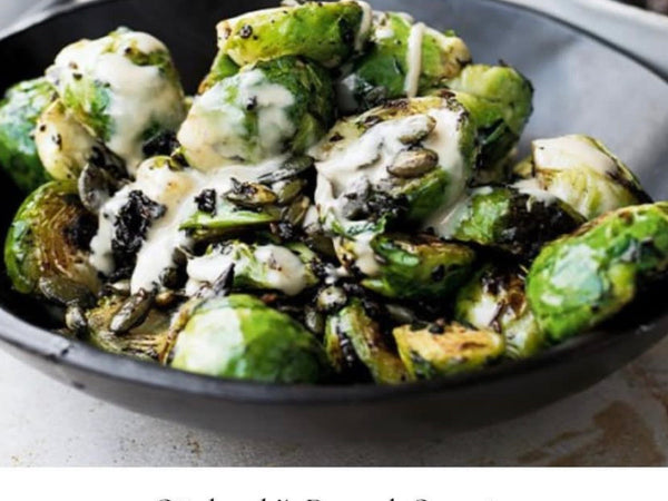 Ottolenghi’s Brussels Sprouts with Burnt Butter & Black Garlic