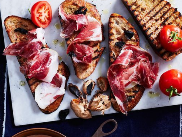 Prosciutto, Tomato & Black Garlic Toast