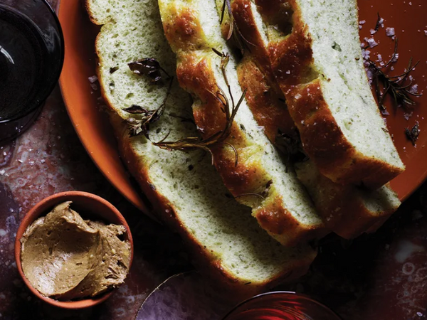 Potato Focaccia with Black Garlic Butter