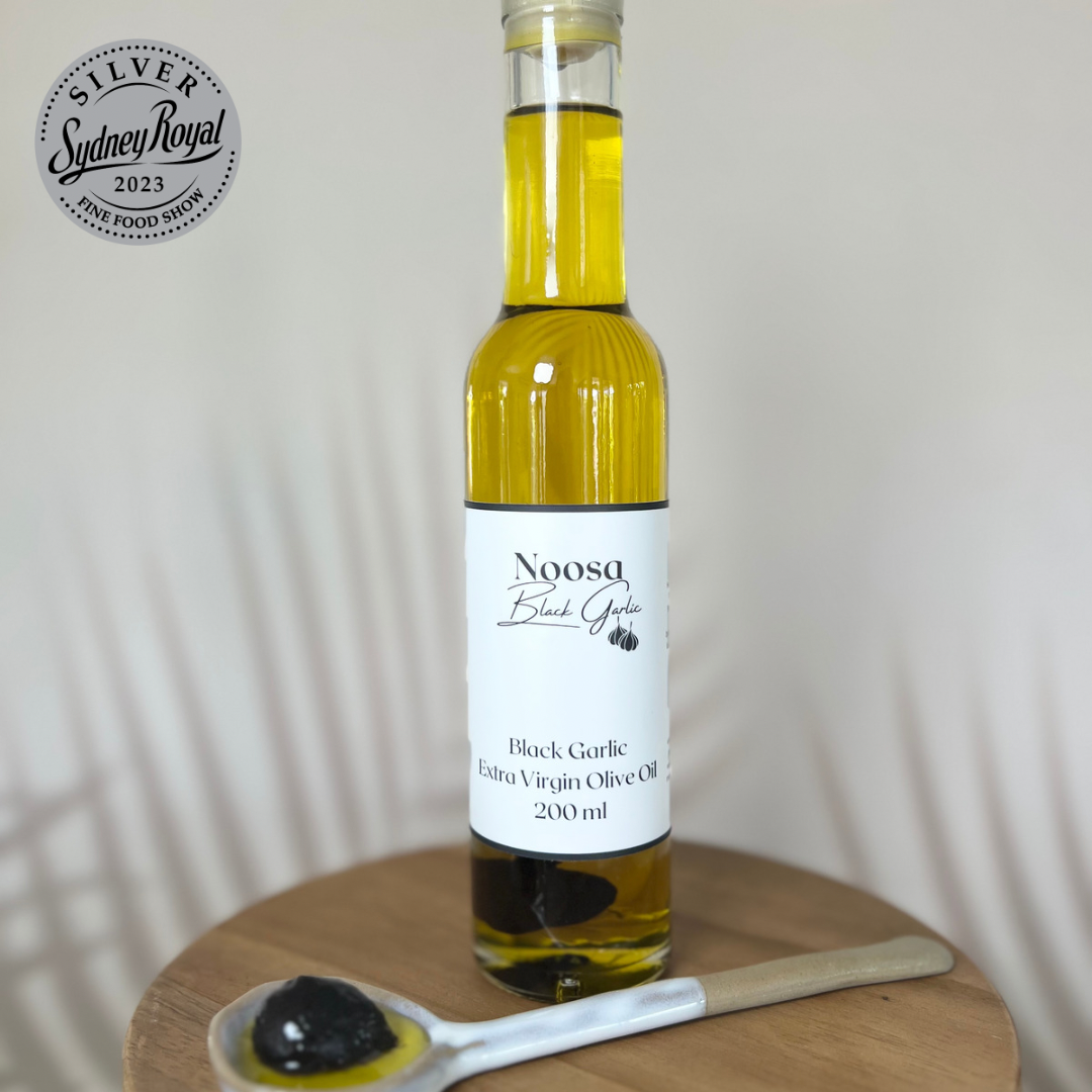 Black Garlic Extra Virgin Olive Oil 200 ml
