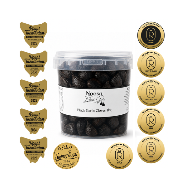 Award Winning Noosa Black Garlic Black garlic Cloves 1 kg