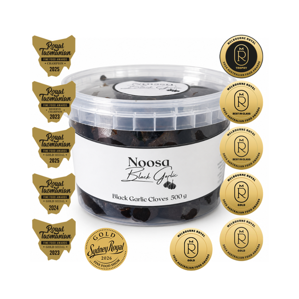 Award Winning Noosa Black Garlic Black Garlic Cloves 500 g