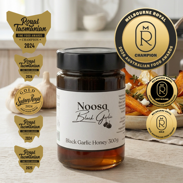 Black Garlic Honey 300 g - Two Times Champion Trophy Winner