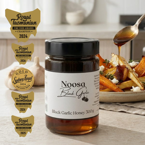 Noosa Black Garlic Honey - Champion Trophy Winner