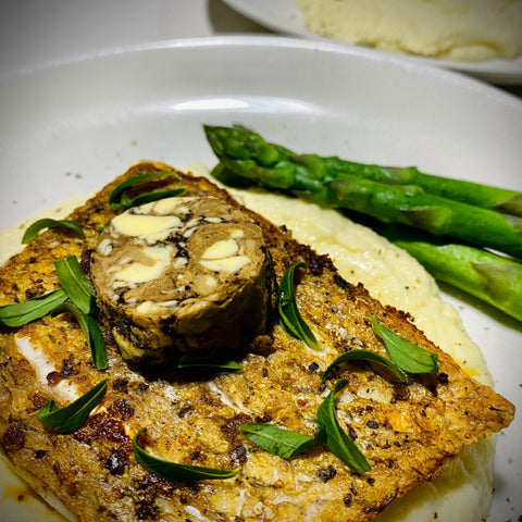 Black Garlic Butter Log 200 g